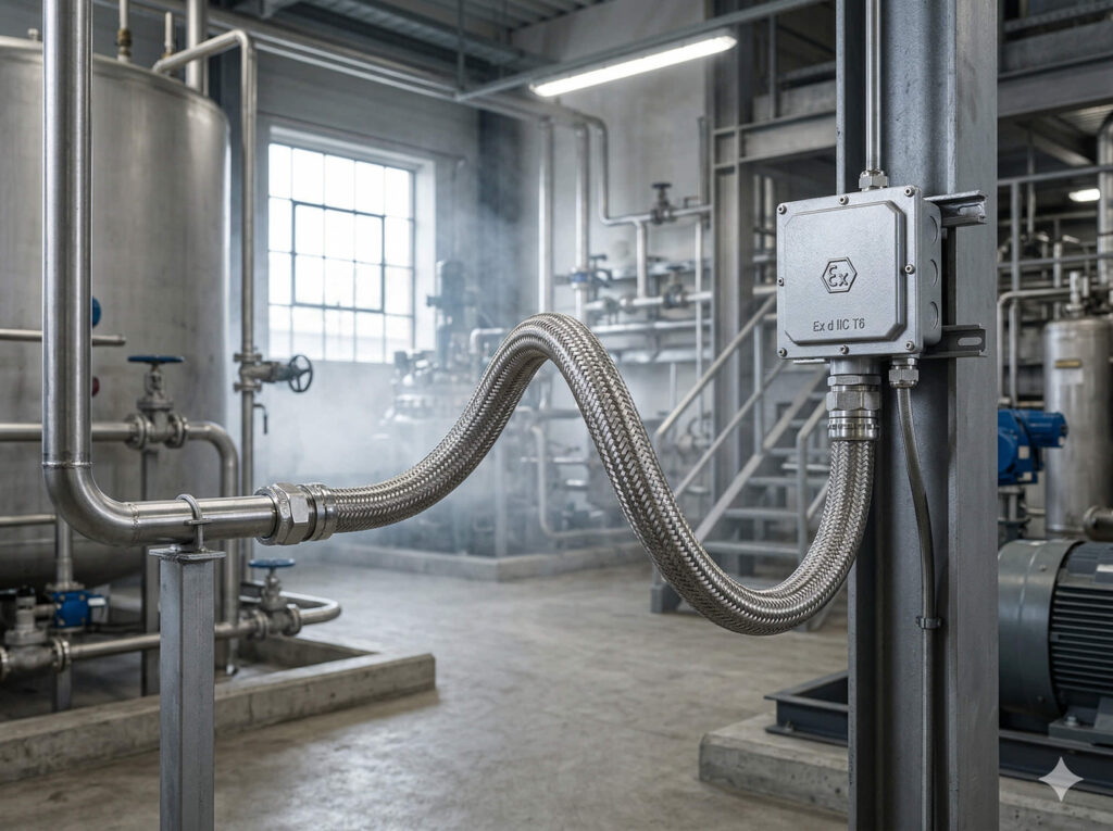 Flexivel a prova de explosao a solucao ideal para ambientes industriais