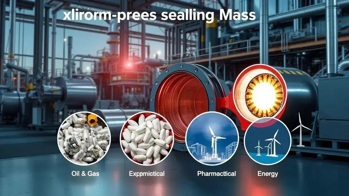 Aplicações industriais da massa seladora