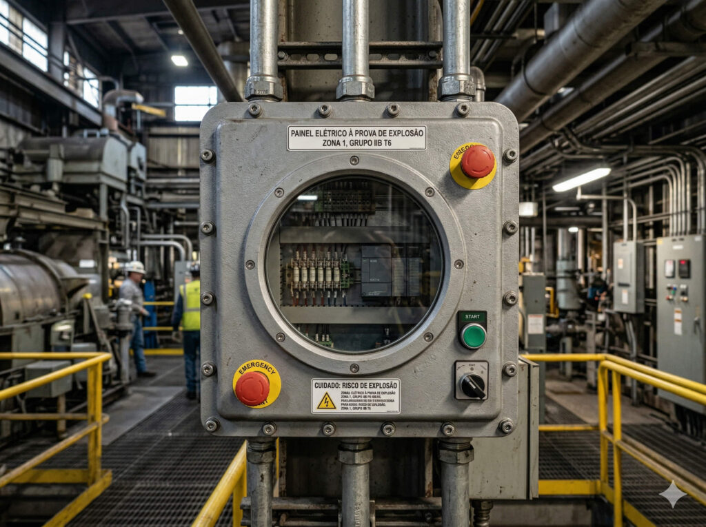 1.1Painel a prova de explosao seguranca avancada para ambientes industriais criticos